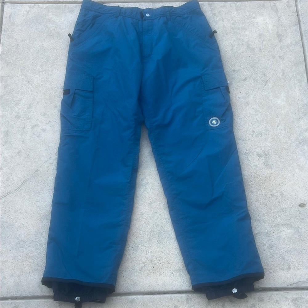 Pirate Snow Men's Teal Green Snowboard Ski Pant Size XL